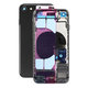 Tylna obudowa z malymi czesciami do iPhone SE (2nd Gen 2020), Czarny, Black