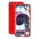 Tylna obudowa z malymi czesciami do iPhone SE (2nd Gen 2020), Czerwony, Red