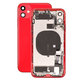 Tylna obudowa z malymi czesciami do iPhone 11, Czerwony, Red