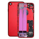 Tylna obudowa z malymi czesciami do iPhone 7, Czerwony, Red