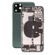 Tylna obudowa z malymi czesciami do iPhone 11 Pro, Zielony, Green