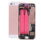 Tylna/Tylna obudowa z malymi czesciami do iPhone SE | Rózowe Zloto | Rose Gold