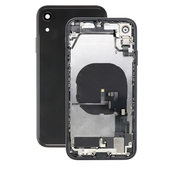 Tylna obudowa z malymi czesciami do iPhone XR, Czarny, Black