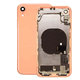 Tylna obudowa z malymi czesciami do iPhone XR, Koralowy, Coral