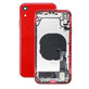 Tylna obudowa z malymi czesciami do iPhone XR, Czerwony, Red