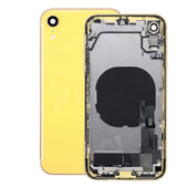 Tylna obudowa z malymi czesciami do iPhone XR, Zólty, Yellow