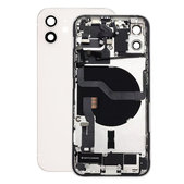 Tylna obudowa z malymi czesciami do iPhone 12, Biały, White