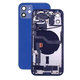 Tylna obudowa z malymi czesciami do iPhone 12, Niebieski, Blue