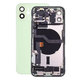 Tylna obudowa z malymi czesciami do iPhone 12, Zielony, Green