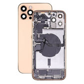 Tylna obudowa z malymi czesciami do iPhone 12 Pro Max, Złoty, Gold