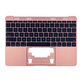 Górna ramka klawiatury z klawiaturą US do MacBook 12" A1534 (Early 2015 - Mid 2017), Rózowe Zloto, Rose Gold