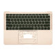 Górna ramka klawiatury z klawiaturą US do MacBook Air 13" A1932 (2018 - 2019), Zloty, Gold