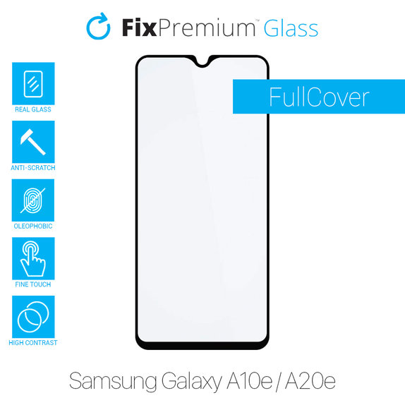 Szklo hartowane do Samsung A10e, A20e, FullCover Glass