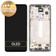 Wyświetlacz do Samsung A52s 5G A528B, Ekran dotykowy z ramką, GH82-26861E, GH82-26863E, GH82-26910E, GH82-26909E, Awesome Mint, Genuine Service Pack