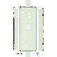 Zestaw klejów do Samsung Z Fold 3 F926B, GH82-26476A, Genuine Service Pack
