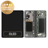 Wyświetlacz do Samsung Z Fold 3 F926B, Ekran dotykowy z ramką, GH82-26283B, Phantom Green, Genuine Service Pack