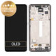Wyświetlacz do Samsung A52s 5G A528B, Ekran dotykowy z ramką, GH82-26861A, GH82-26863A, GH82-26910A, GH82-26909A, Awesome Black, Genuine Service Pack