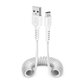 Kabel USB-C / USB (1m), Biały, White, SBS