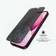 Szklo hartowane do iPhone 13 mini, Case Friendly Privacy AB, Czarny, Black, PanzerGlass