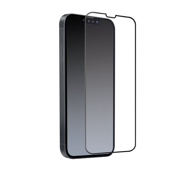 Szklo hartowane do iPhone 13 mini, Full Cover, Czarny, Black, SBS