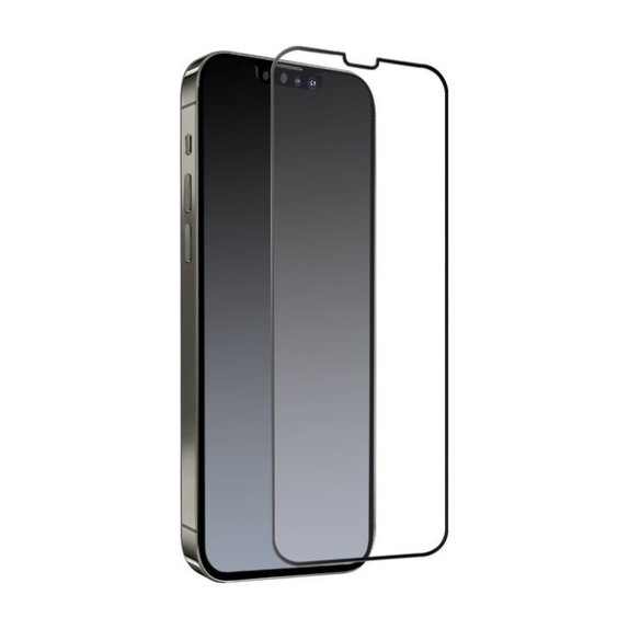 Szklo hartowane do iPhone 13 Pro Max, 14 Plus, Czarny, Black, Full Cover, SBS