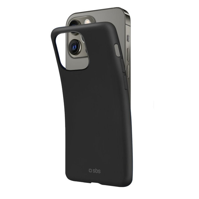 Etui do iPhone 13 Pro Max, Polo One, Czarny, Black, SBS