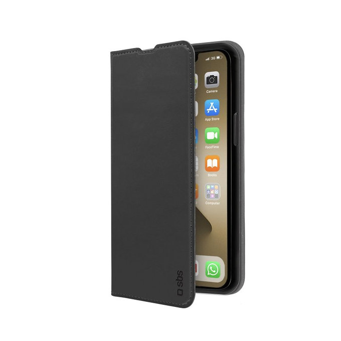 Etui do iPhone 13 Pro Max, Book Wallet Lite, Czarny, Black, SBS