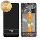 Wyświetlacz do Samsung A12 A127F, A032F, Ekran dotykowy z ramką, GH82-26485A, GH82-26486A, (Black), Genuine Service Pack