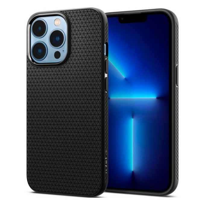 Etui do iPhone 13 Pro Max, Liquid Air, Czarny, Black, Spigen