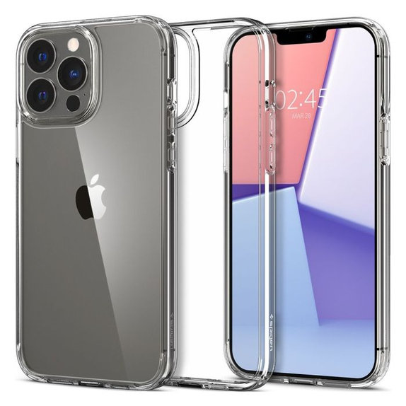 Etui do iPhone 13 Pro, Ultra Hybrid, Przezroczysty, Transparent, Spigen