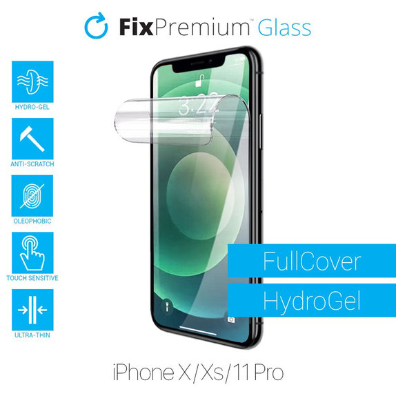 Folia ochronna do iPhone X, XS, 11 Pro, HydroGel HD, FixPremium