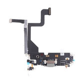 Złącze ładowania z taśmą flex do iPhone 13 Pro, Srebrny, Silver