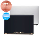 Wyświetlacz z przednim szkłem i obudową do MacBook Pro 15" A1990 (2018 - 2019), Srebrny, Silver, Refurbished