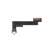 Złącze ładowania z taśmą flex do iPad Air, 4th Gen 2020, Wersja WiFi, Bialy, White