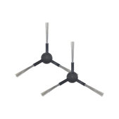 Szczotka boczna do Xiaomi Viomi S9, Lydsto R1, Proscenic M7 Pro, M8 Pro, 2 szt., Czarny, Black