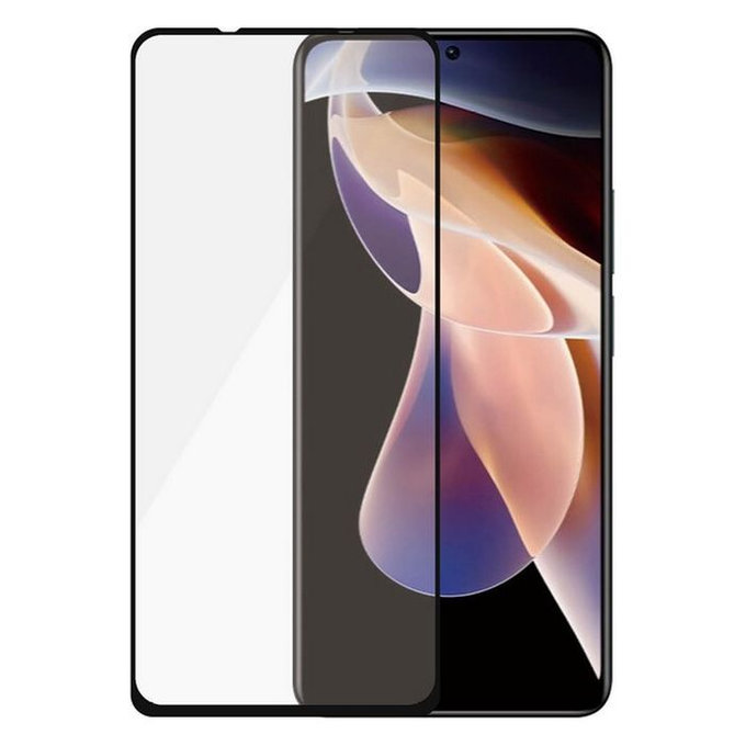 Szklo hartowane do Xiaomi Redmi Note 11 Pro, 11 Pro Plus, Czarny, Black, Case Friendly, PanzerGlass