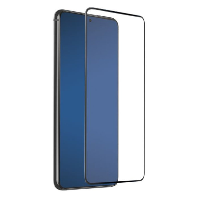Szklo hartowane do Samsung S22, Full Cover, Czarny, Black, SBS