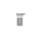 Tacka SIM do Samsung S22 Ultra S908B, GH98-47138E, Grafitowy, Graphite, Genuine Service Pack