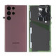 Tylna pokrywa baterii do Samsung S22 Ultra S908B, GH82-27457B, Burgundy, Genuine Service Pack