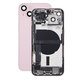 Tylna obudowa z malymi czesciami do iPhone 13, Różowy, Pink