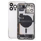 Tylna obudowa z malymi czesciami do iPhone 13 Pro Max, Srebrny, Silver