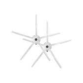 Szczotka boczna do Xiaomi Roborock S4, S5 Max, S6, S6 MaxV, S6 Pure, S7, S7+, S7 MaxV, S7 Pro Ultra, Q7, Q7+, Q7 Max, Q7 Max+, T7S Plus, E4, E5, T4, T6, Xiaowa E3, 2 szt., Biały, White