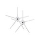 Szczotka boczna do Xiaomi Roborock S4, S5 Max, S6, S6 MaxV, S6 Pure, S7, S7+, S7 MaxV, S7 Pro Ultra, Q7, Q7+, Q7 Max, Q7 Max+, T7S Plus, E4, E5, T4, T6, Xiaowa E3, 2 szt., Biały, White