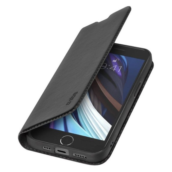 Etui do iPhone 7, 8, SE 2020, SE 2022, Book Wallet Lite, Czarny, Black, SBS