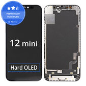 Wyświetlacz Hard OLED dla iPhone 12 Mini, Ekran dotykowy z ramką, FixPremium