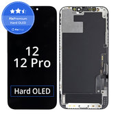 Wyświetlacz Hard OLED dla iPhone 12, 12 Pro, Ekran dotykowy z ramką, FixPremium