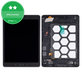 Wyswietlacz do Samsung Tab A 9.7" T555, Ekran dotykowy z ramką, Czarny, Black, TFT