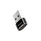 Adapter USB do USB-C, szybkie ładowanie, Czarny, Black, przesyłanie danych, Baseus