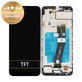 Wyświetlacz do Samsung A03 A035G, Ekran dotykowy z ramką, GH81-21626A, Czarny, Black, Genuine Service Pack