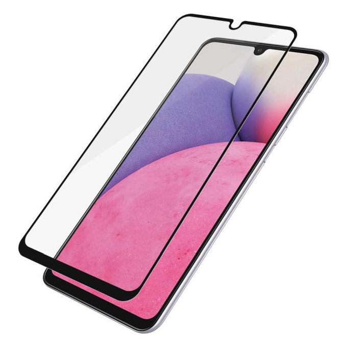 Szklo hartowane do Samsung A33 5G, Case Friendly, Czarny, Black, PanzerGlass